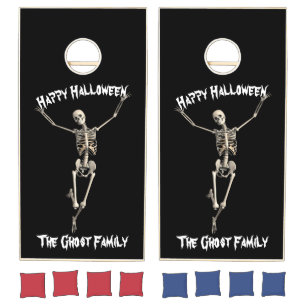 Halloween Skeleton Cornhole Set