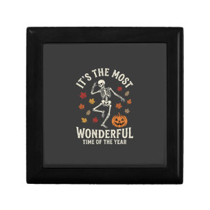 Halloween Skeleton Dance Pumpkin Fall Gift Box