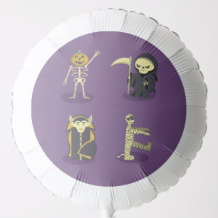 Halloween Skeleton Dracula Mummy Grim Reaper Balloon