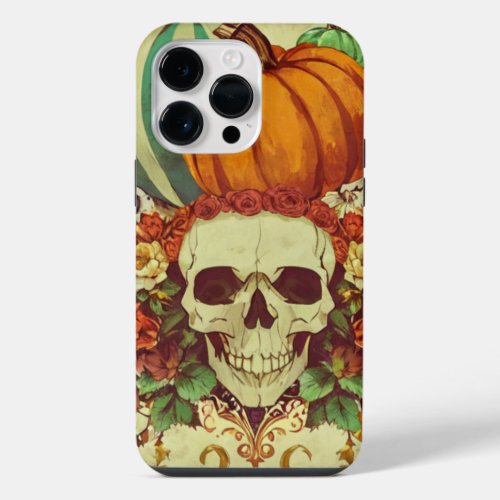 Halloweenskeletonfallpumpkin iPhone  iPad case