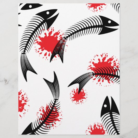 halloween skeleton fish (Front)