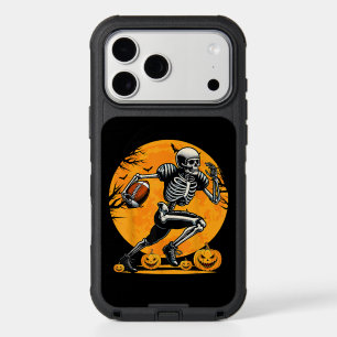 Halloween Skeleton Football Player Running iPhone 17 Pro Max Case