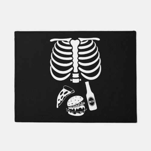 Halloween Skeleton Halloween Costume Skeleton hall Doormat