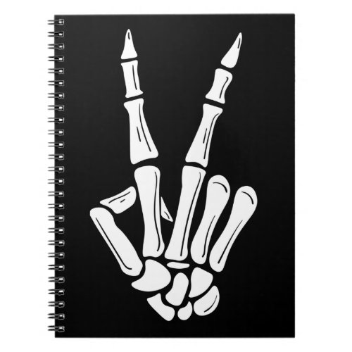 Halloween Skeleton Hand Notebook
