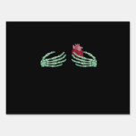 Halloween Skeleton Hands With Heart Classic Sign
