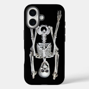 Halloween Skeleton Headstand iPhone 16 Case