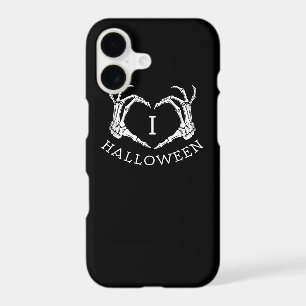 Halloween Skeleton Heart Fall iPhone 17 Case