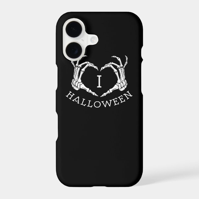 Halloween Skeleton Heart Fall Iphone Case (Back)