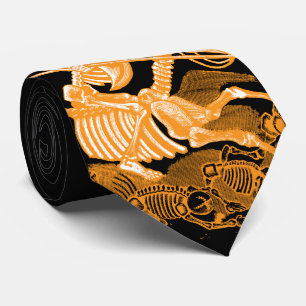 Halloween Skeleton Horseman Necktie