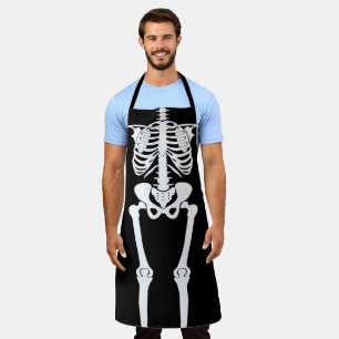 Halloween Skeleton Human Bones All-Over Print Apron
