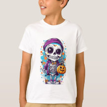 halloween skeleton illustration