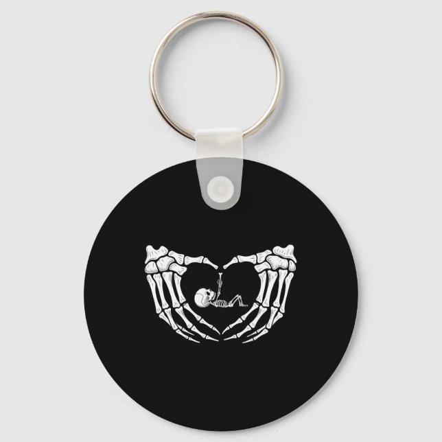 Halloween Skeleton  Keychain (Front)