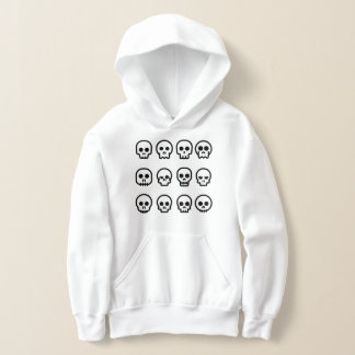HALLOWEEN skeleton Kids Basic Hoodie