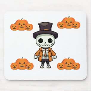 Halloween Skeleton Mouse Pad