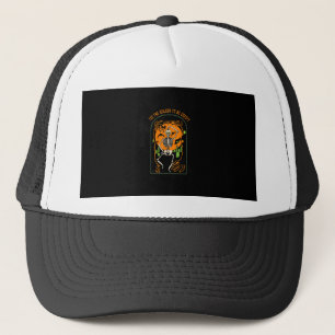 Halloween Skeleton Party Tis The Season To Be Cree Trucker Hat