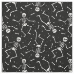 Halloween Skeleton Pattern Fabric