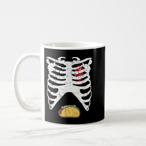 Halloween Skeleton Pregnancy Tacos To Be Dad  Coffee Mug
