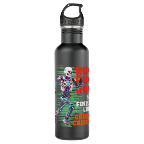 Halloween Skeleton Runner Creepy Cardio Jogger Spo Stainless Steel Water Bottle