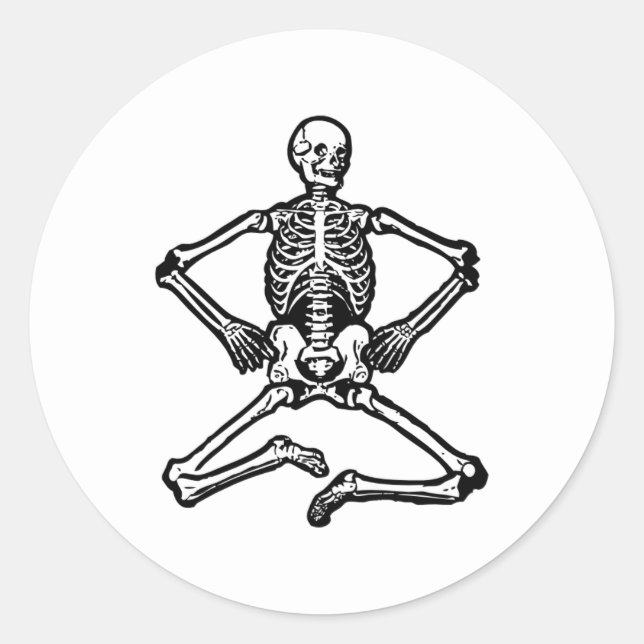 Halloween Skeleton Stickers (Front)