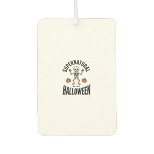 Halloween Skeleton Supernatural Funny Vintage_1 Air Freshener
