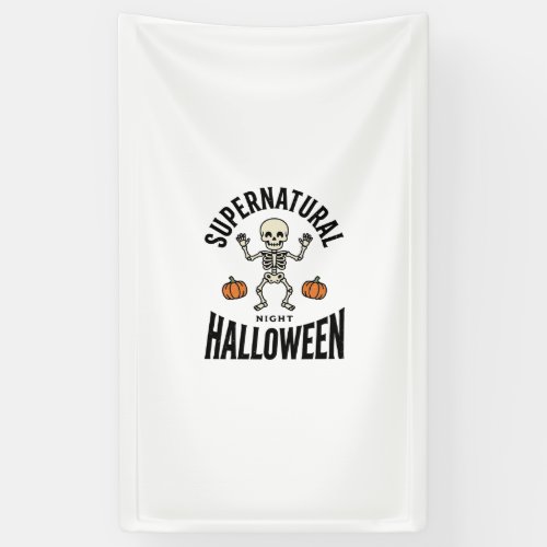 Halloween Skeleton Supernatural Funny Vintage_1 Banner