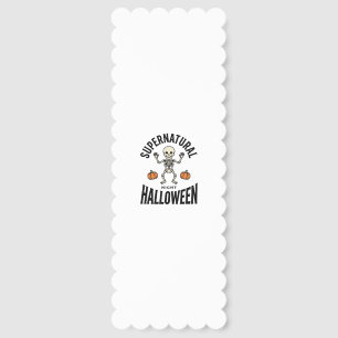 Halloween Skeleton Supernatural Funny Vintage_1 Bookmarks
