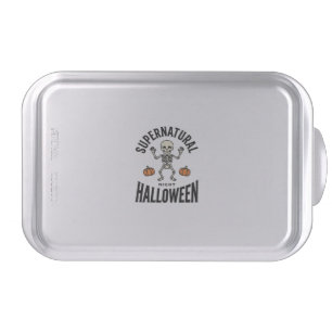 Halloween Skeleton Supernatural Funny Vintage_1 Cake Pan