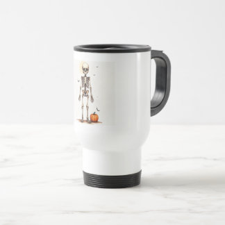 Halloween Skeleton Travel Mug