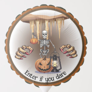 Halloween Skeleton Trick or Treating Balloon