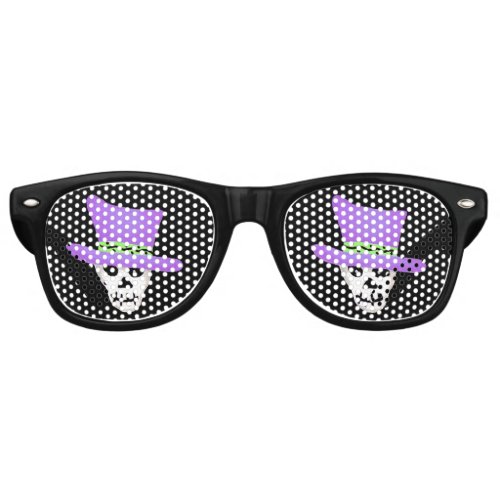 Halloween Skeleton Whimsy Party Sunglass Shades