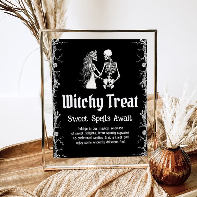 Halloween Skeleton Witchy Treat Sweets Sign   (Creator Uploaded)