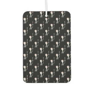 Halloween skeleton with a sword  air freshener