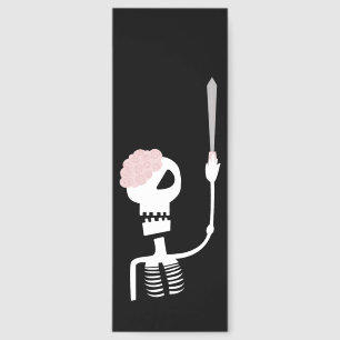 Halloween skeleton with a sword bookmarks