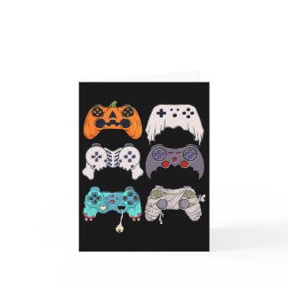 Halloween Skeleton Zombie Gaming Controllers Mummy Card