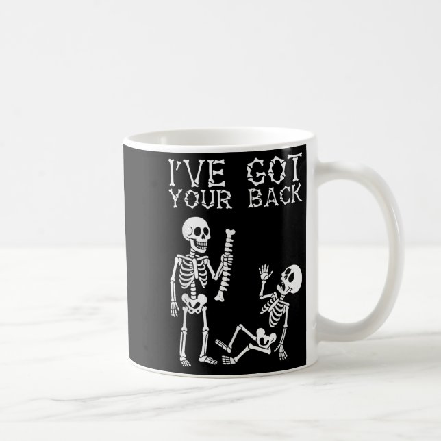 Halloween Skeletons Ive Got Your Back Costume Men  Coffee Mug (Right)