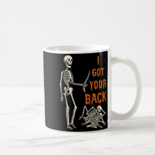 Halloween Skeletons Ive Got Your Back Costume Men Coffee Mug