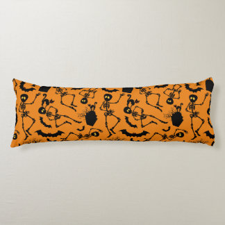 Halloween Skeletons Macabre Dance Body Pillow