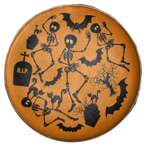 Halloween Skeletons Macabre Dance Chocolate Covered Oreo