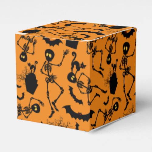 Halloween Skeletons Macabre Dance Favor Boxes