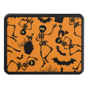 Halloween Skeletons Macabre Dance Hitch Cover