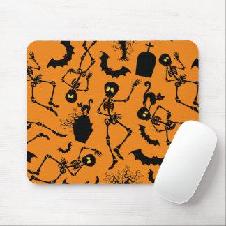 Halloween Skeletons Macabre Dance Mouse Pad