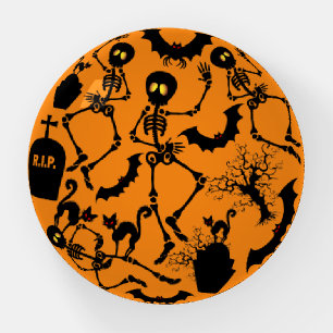 Halloween Skeletons Macabre Dance Paperweight