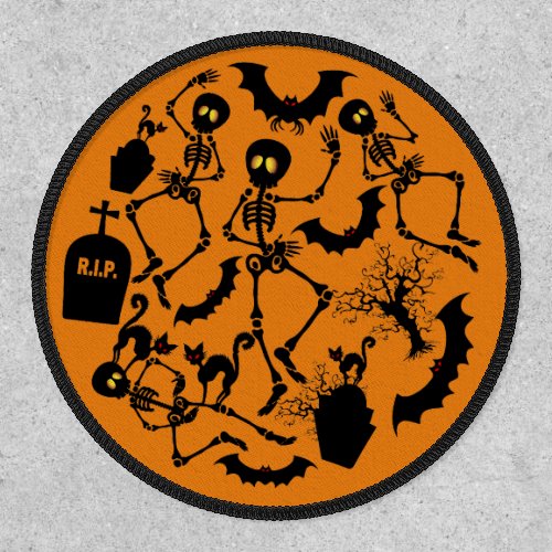 Halloween Skeletons Macabre Dance Patch