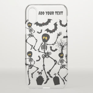 Halloween Skeletons Macabre Dance iPhone X Case