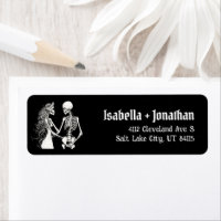 Halloween Skeletons Till Death Do Us Part Wedding
