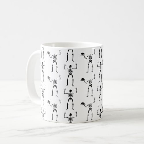 Halloween Skeletons Trick Or Treat Boo Coffee Mug