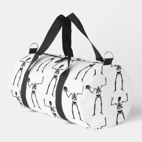 Halloween Skeletons Trick Or Treat Boo Duffle Bag