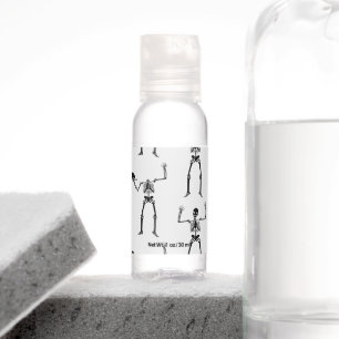 Halloween Skeletons, Trick Or Treat, Boo Hand Sanitizer