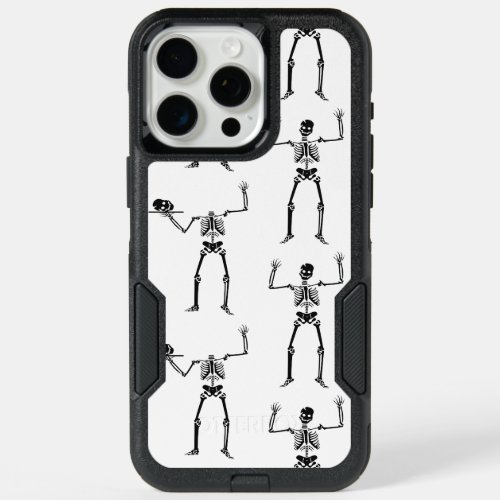 Halloween Skeletons Trick Or Treat Boo iPhone 15 Pro Max Case