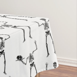 Halloween Skeletons, Trick Or Treat, Boo Tablecloth